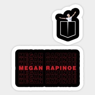 Megan Rapinoe Pocket USWNT Sticker